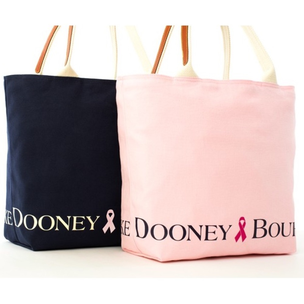 Dooney & Bourke  Canvas Tote Pink Ribbon Awareness NWT